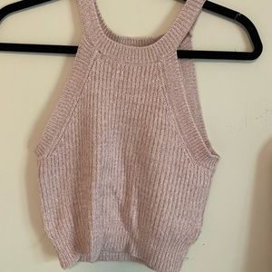 Knit halter top